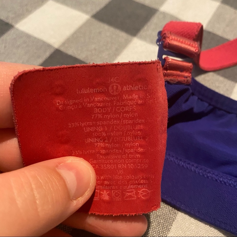 Lululemon Athletica Adjustable Sports Bra 34C - Picture 7 of 9